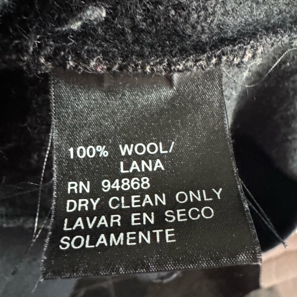 100% Wool Boiled Wool Jacket | Quiet Luxury Old Money Dark Academia - Picture 7 of 11